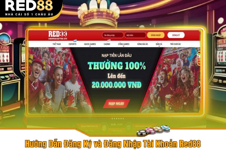 Hướng Dẫn Đăng Ký và Đăng Nhập Tài Khoản Red88