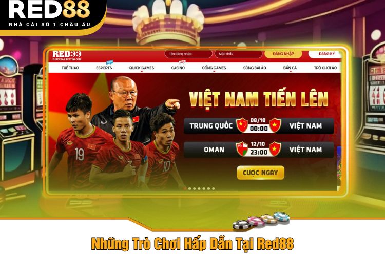 Những Trò Chơi Hấp Dẫn Tại Red88